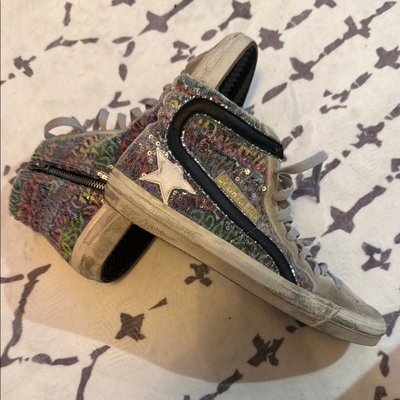 Golden Goose slide rainbow high top sneakers size 40 - Picture 6 of 16